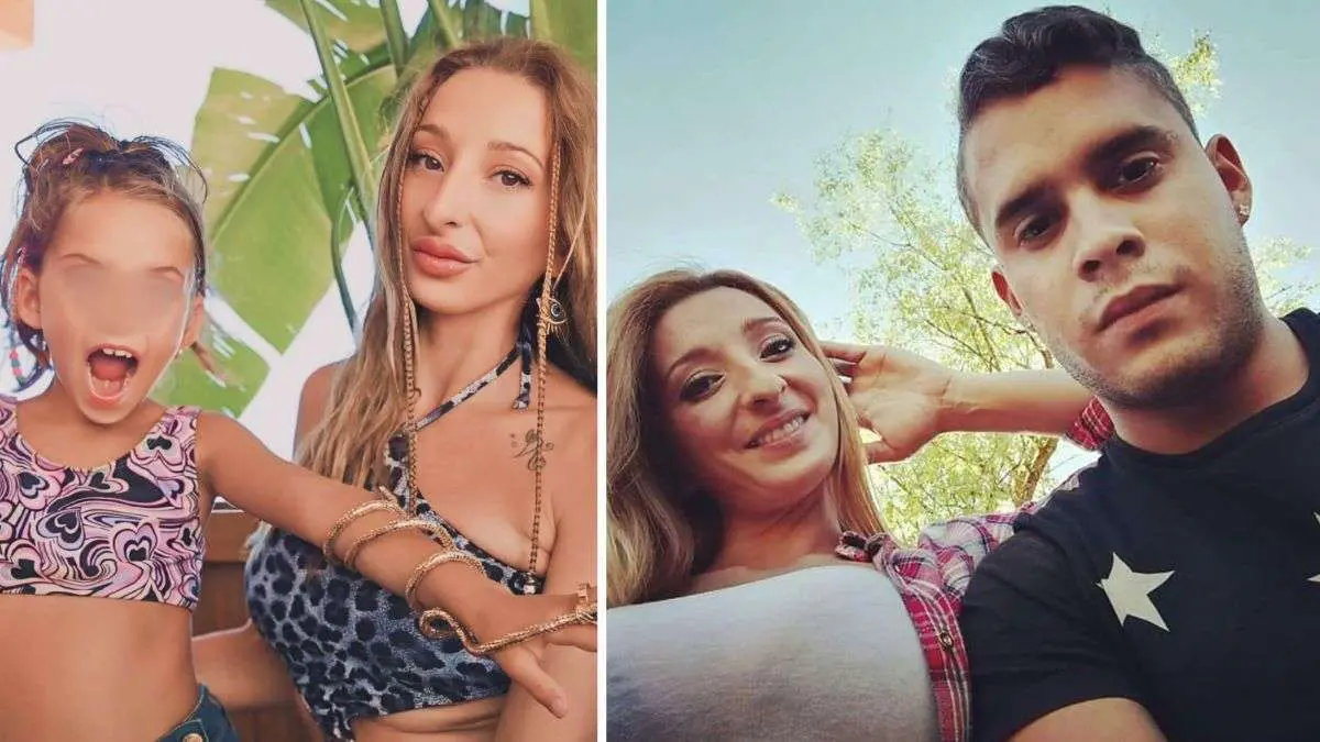 Michu y José Fernando con su hija
