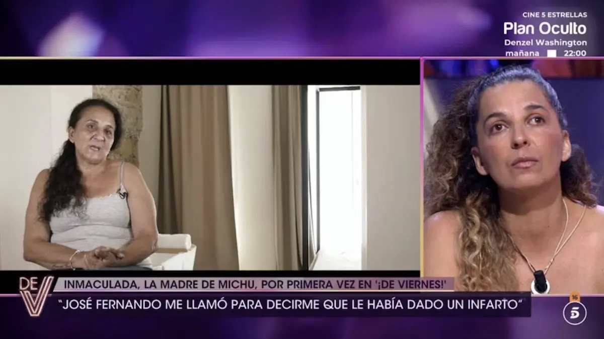 Tamara en programa de TV