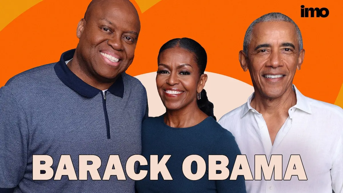 Los Obama en un podcast