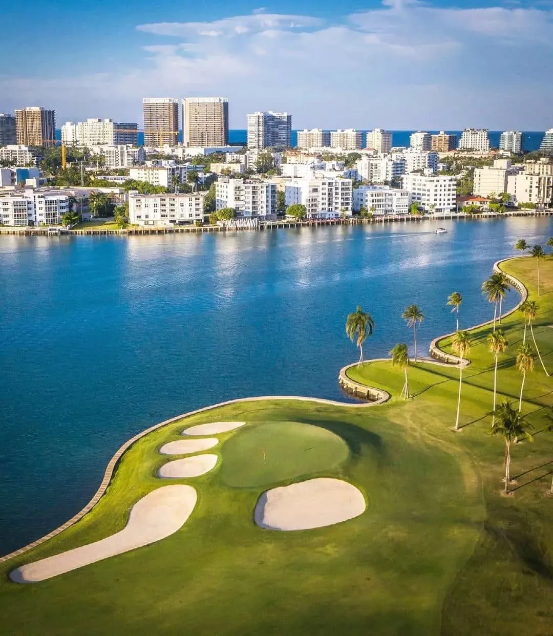 El campo de golf de Indian Creek.