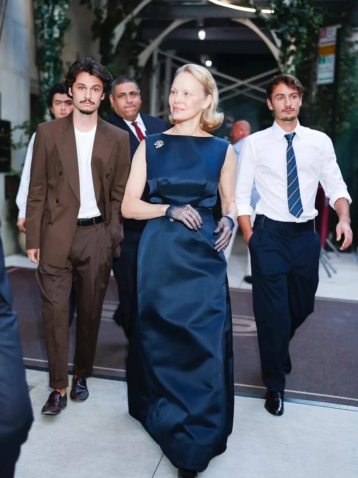 Pamela Anderson en un acto público