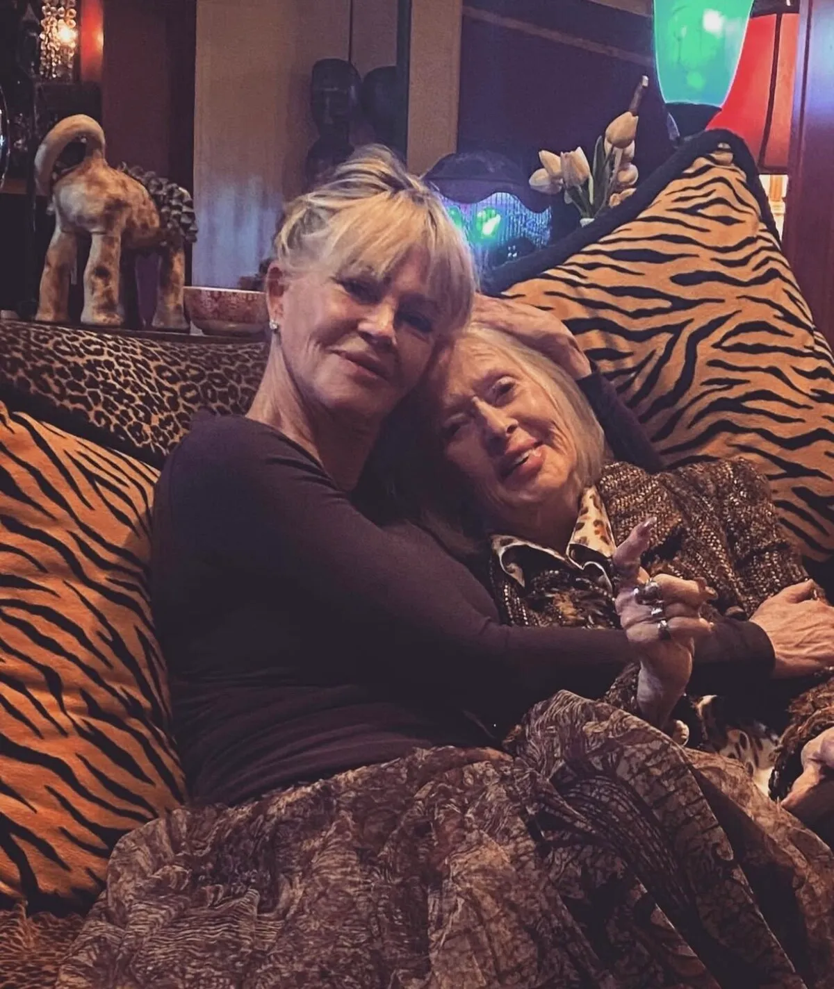 Melanie Griffith y su madre, Tippi Hedren