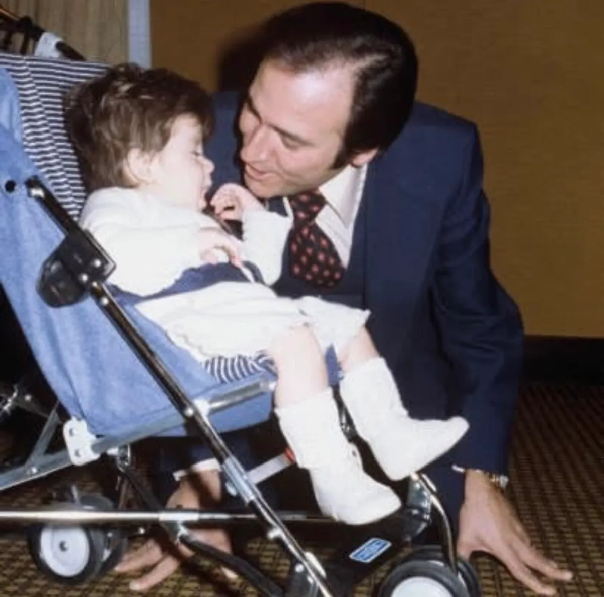 Manolo Escobar con su hija, Vanesa García