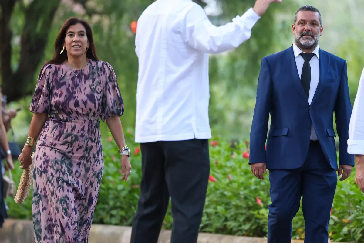 Jaime Anglada con su mujer, Pilar Aguiló