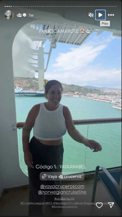 Anabel Pantoja: así ha terminado el lujoso crucero que ha disfrutado con David y su hija Alma