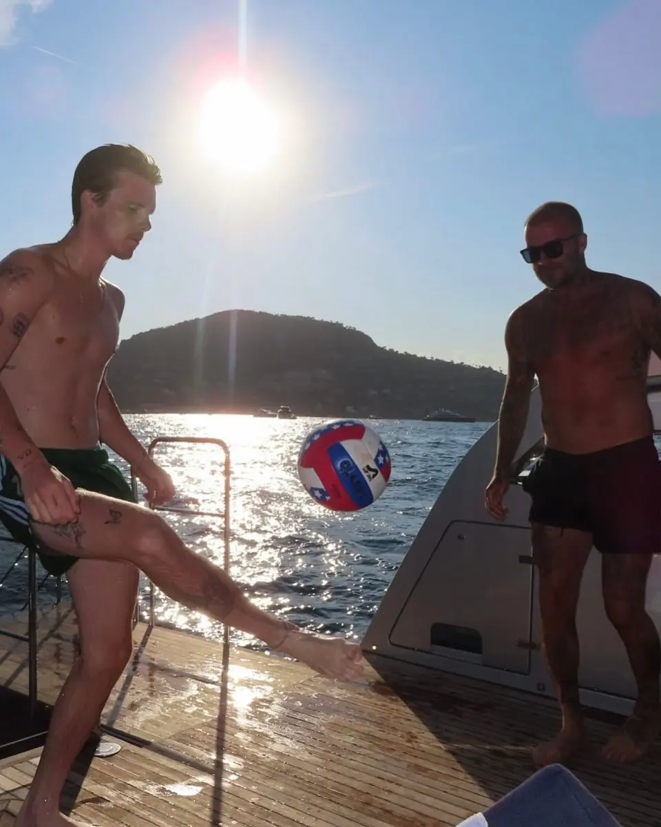 beckham familia vacaciones