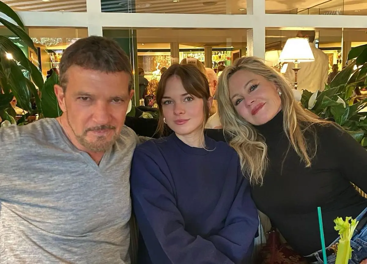 Antonio Banderas, Melanie Griffith y su hija