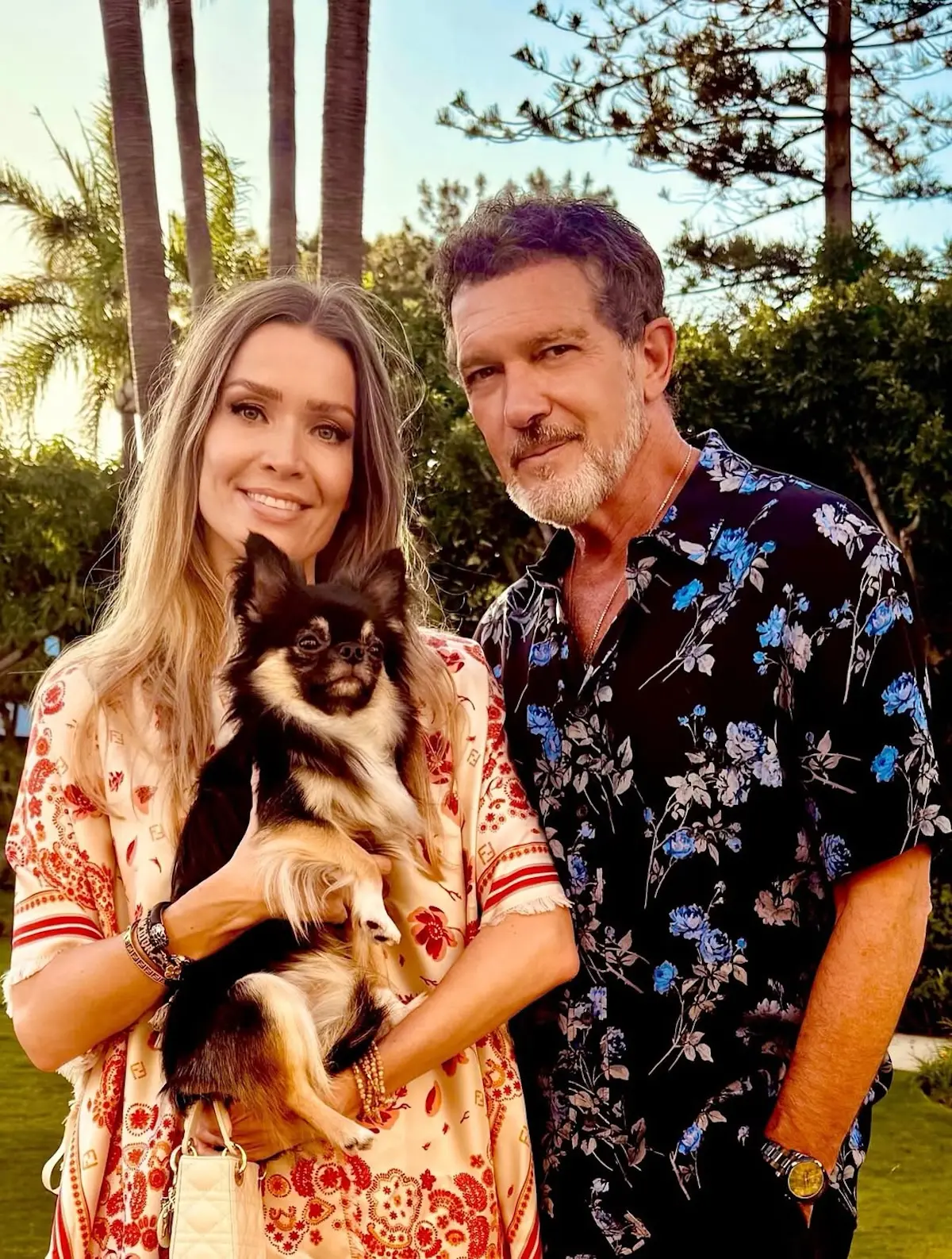 Antonio Banderas y Nicole Kimpel