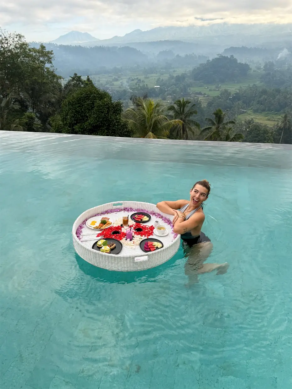 Alba Díaz en Bali