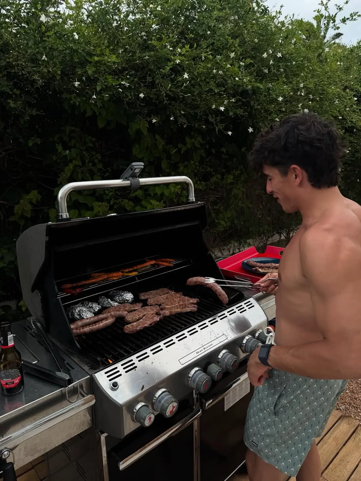 Marc Márquez barbacoa