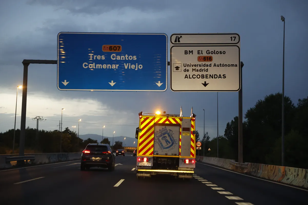 El incendio de Tres Cantos, en Madrid.