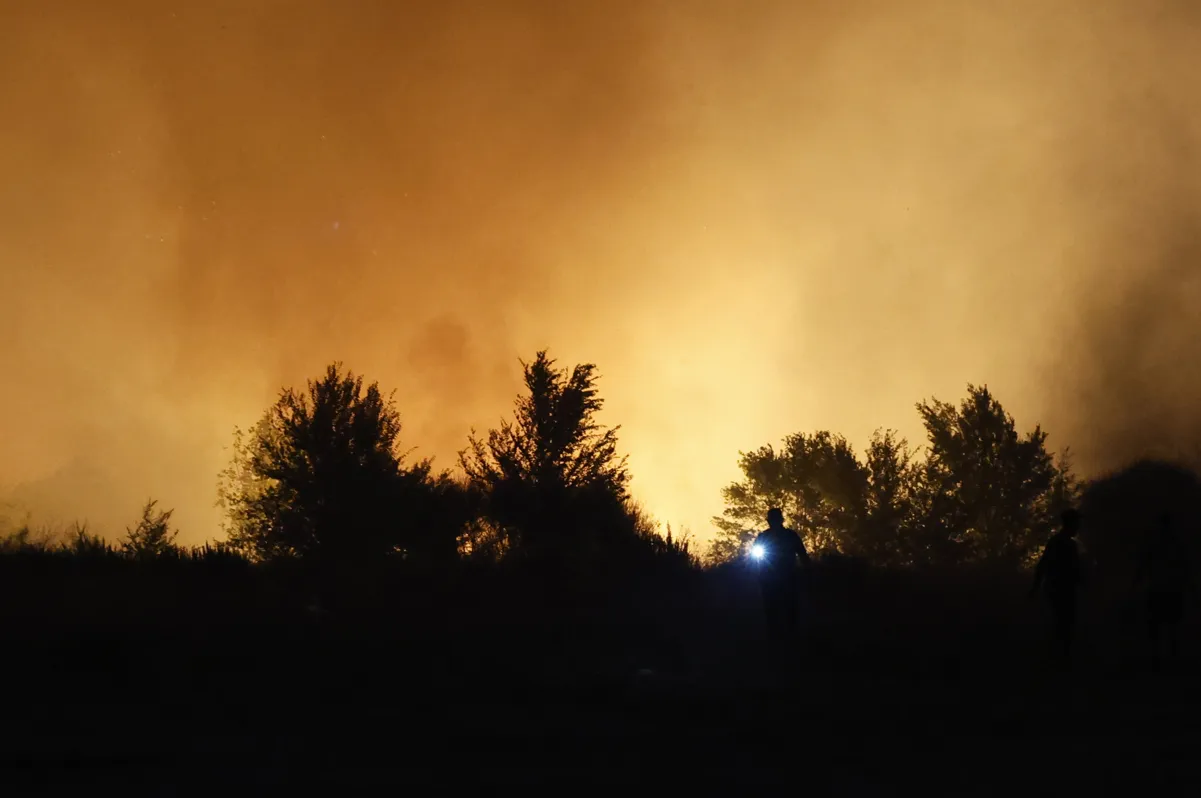 El incendio de Tres Cantos, en Madrid.
