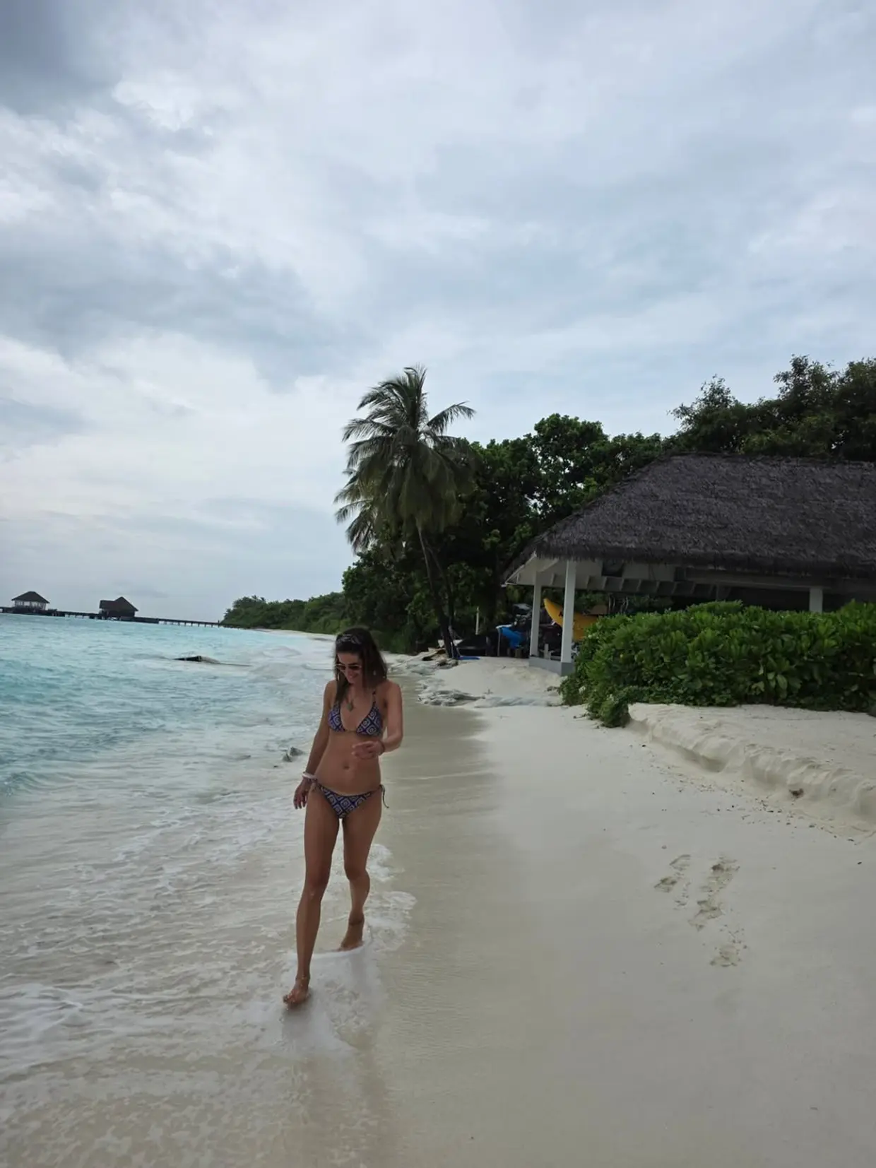 Isabel Jiménez de vacaciones en Las Maldivas