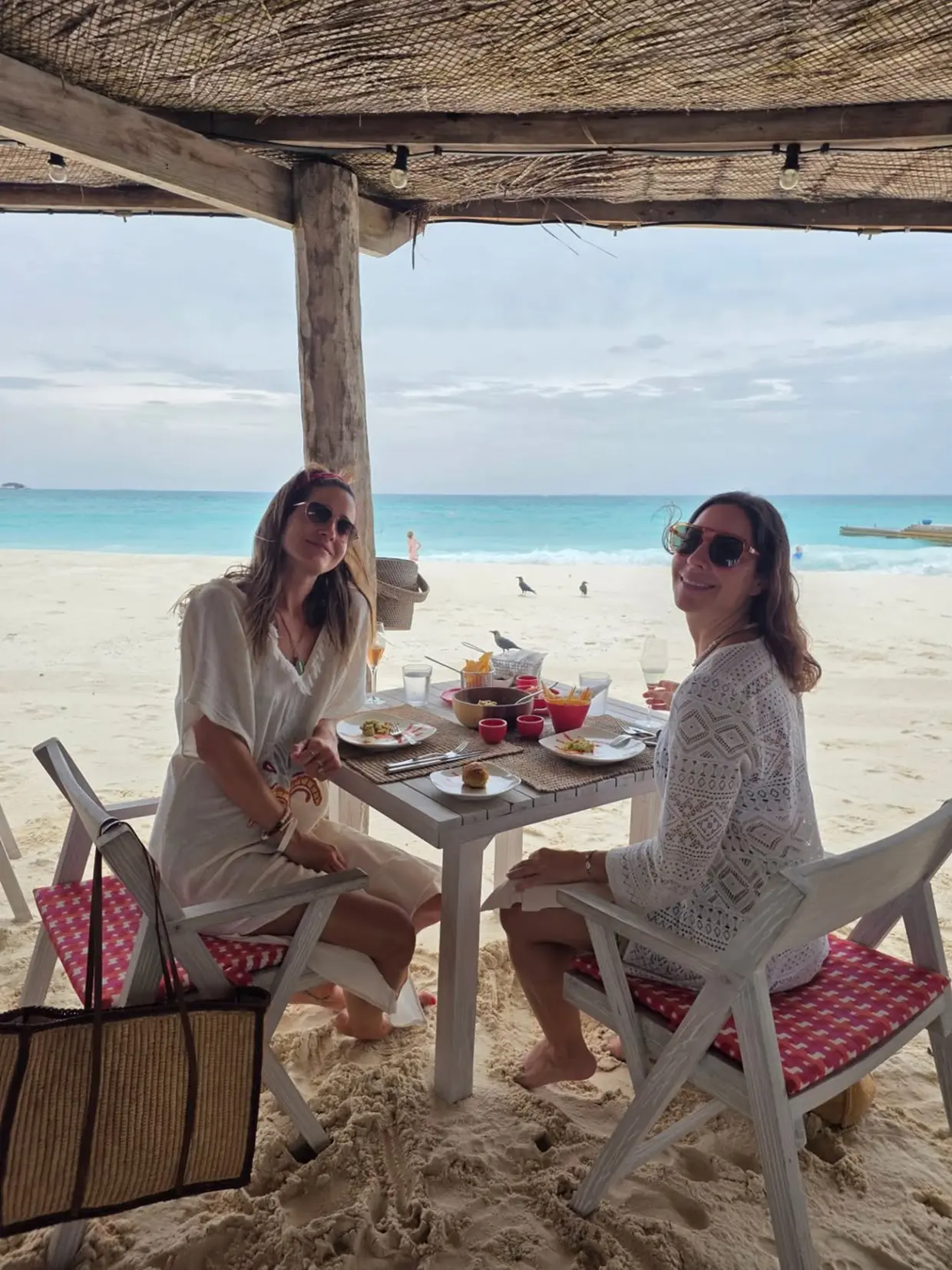 Isabel Jiménez de vacaciones en Las Maldivas