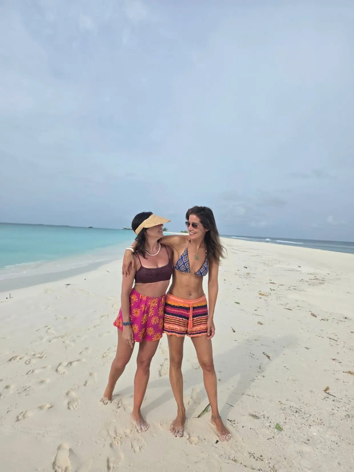 Isabel Jiménez de vacaciones en Las Maldivas