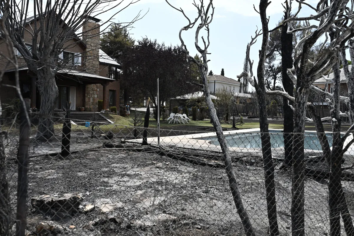 El incendio de Tres Cantos, en Madrid.