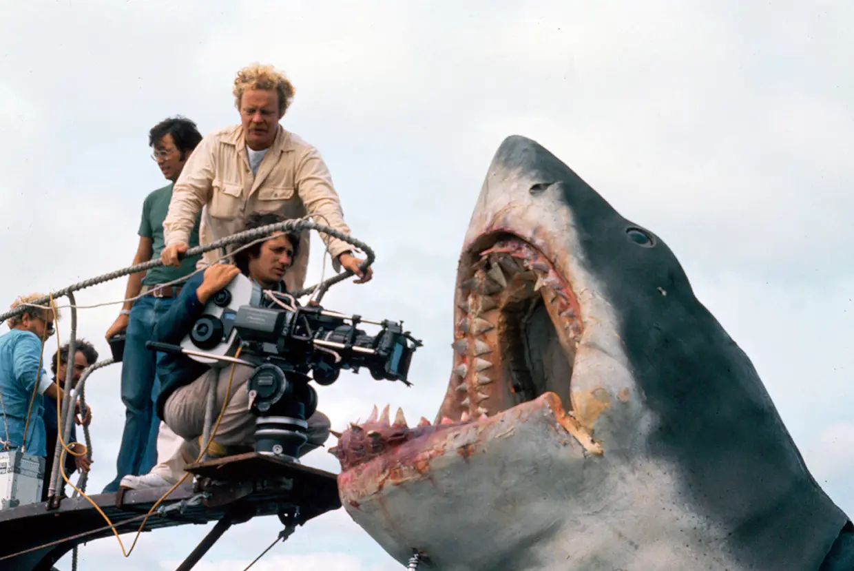 Rodaje de la película Tiburón