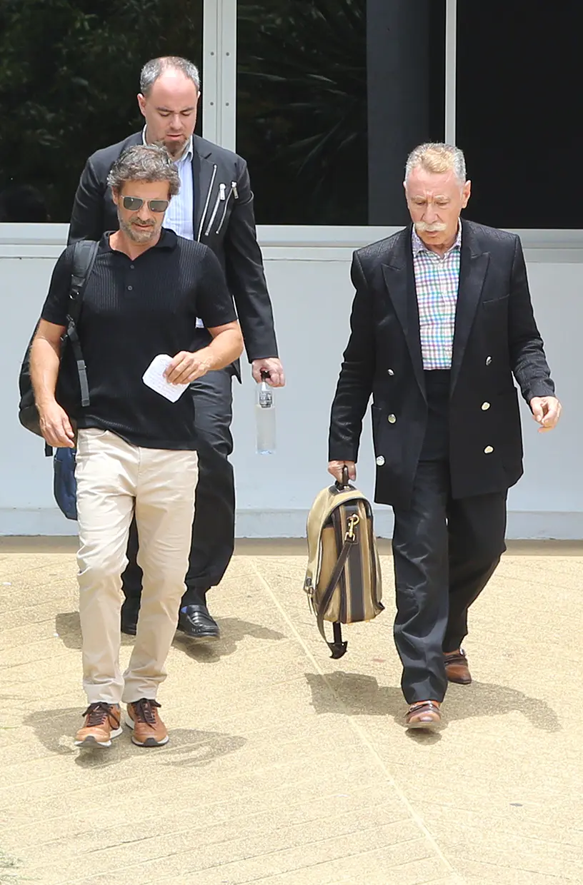 El abogado Marcos García-Montes con Rodolfo Sancho.