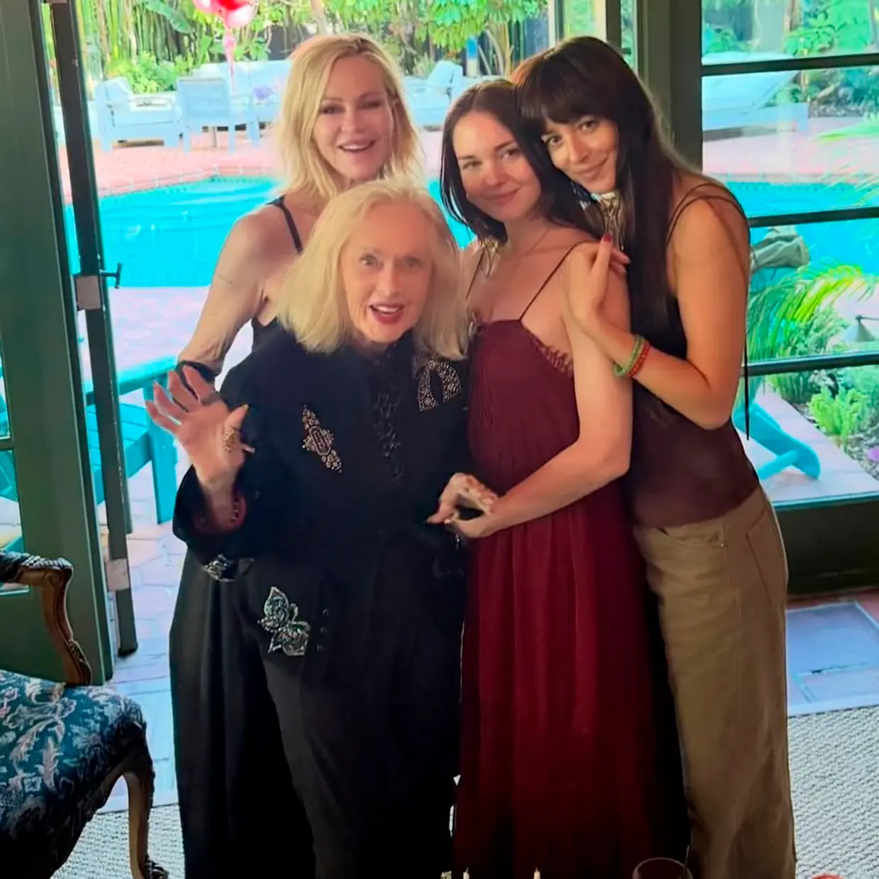 Melanie Griffith en familia