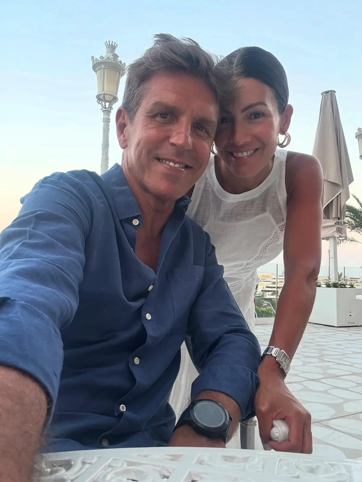 El Cordobés y Virginia de vacaciones