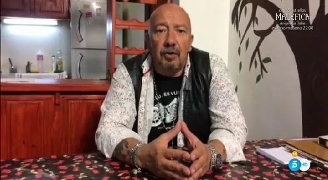 José Carlos Corradini, el padre de Chenoa, en una imagen de Sálvame