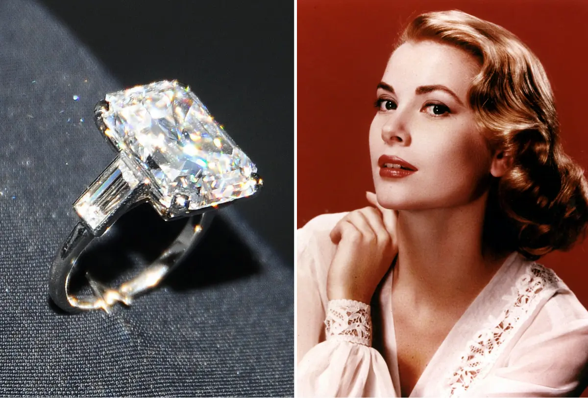 Grace Kelly anillo diamante