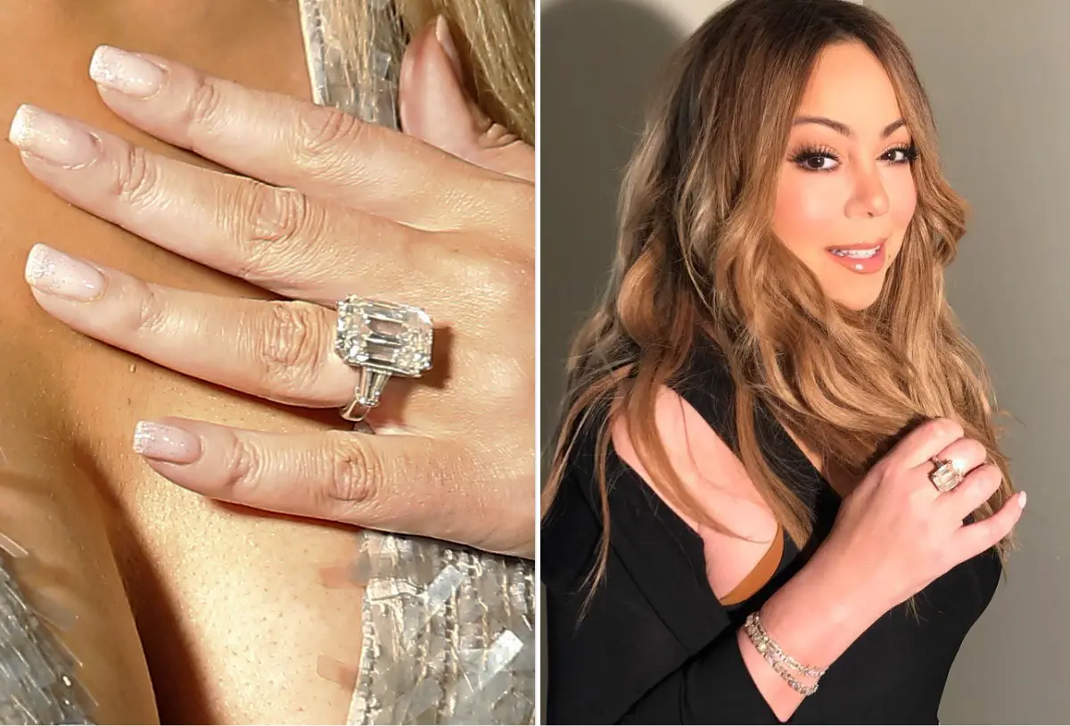 Mariah Carey anillo diamantes