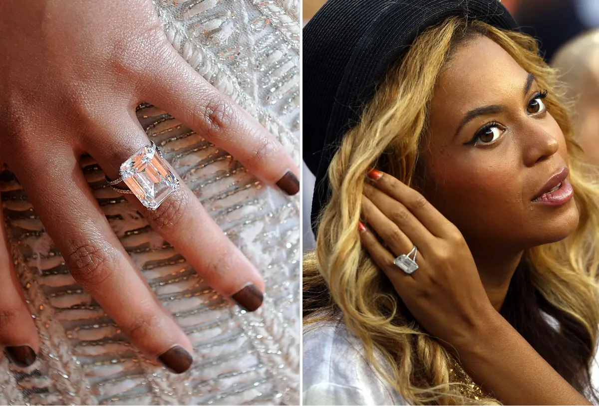 Beyoncé anillo diamantes