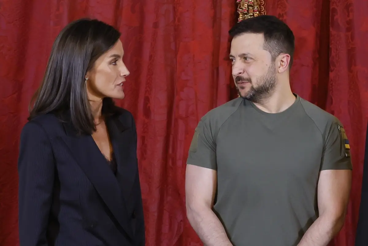 Letizia y Zelensky