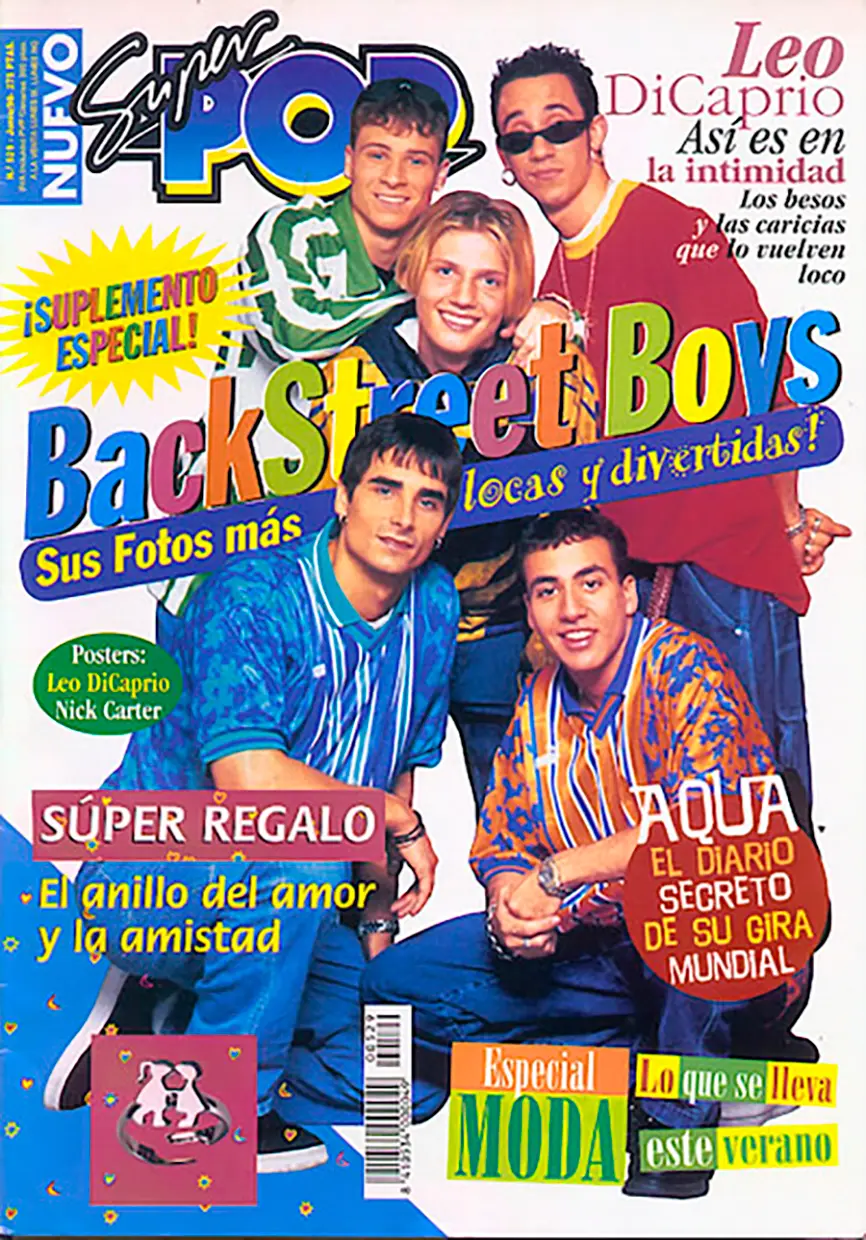 Los Backstreet Boys, en arrasando con su residencia en Las Vegas una de las muchas portadas de 'Super Pop' que protagonizaron.