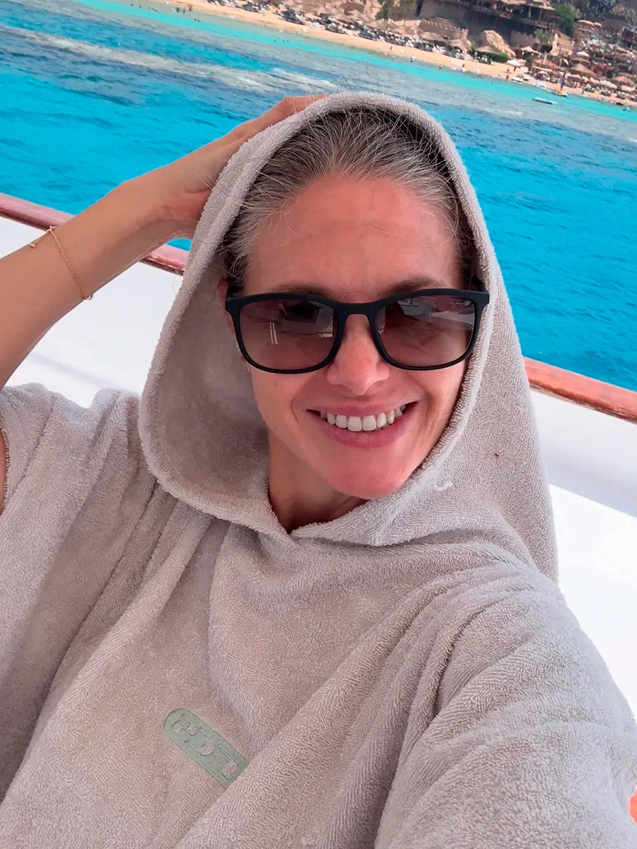 Genoveva Casanova en alta mar