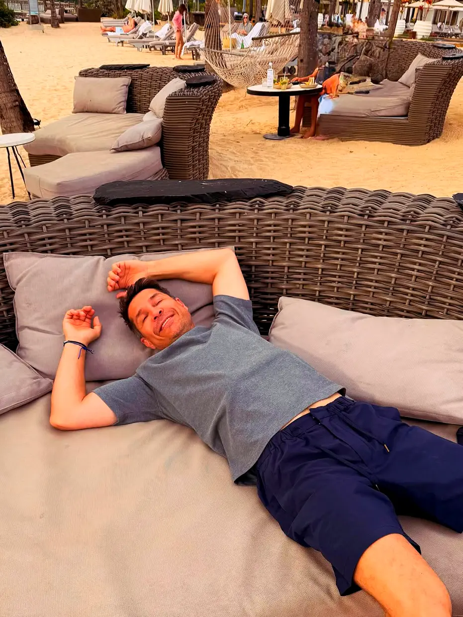 Jaime Cantizano de vacaciones