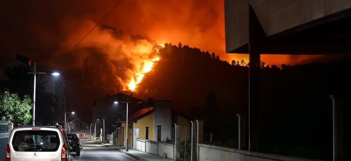 Vilamartín incendio