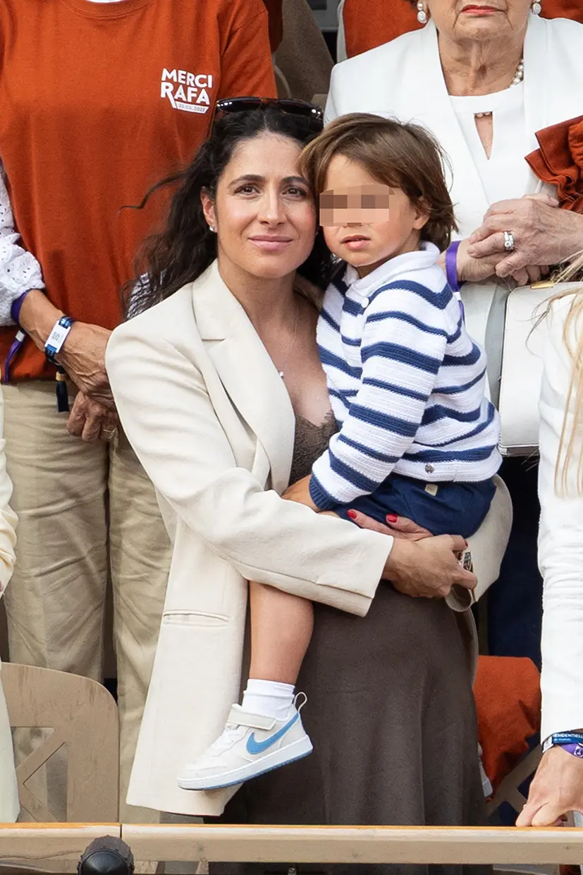 Mery Perello con su hijo con Rafa Nadal.