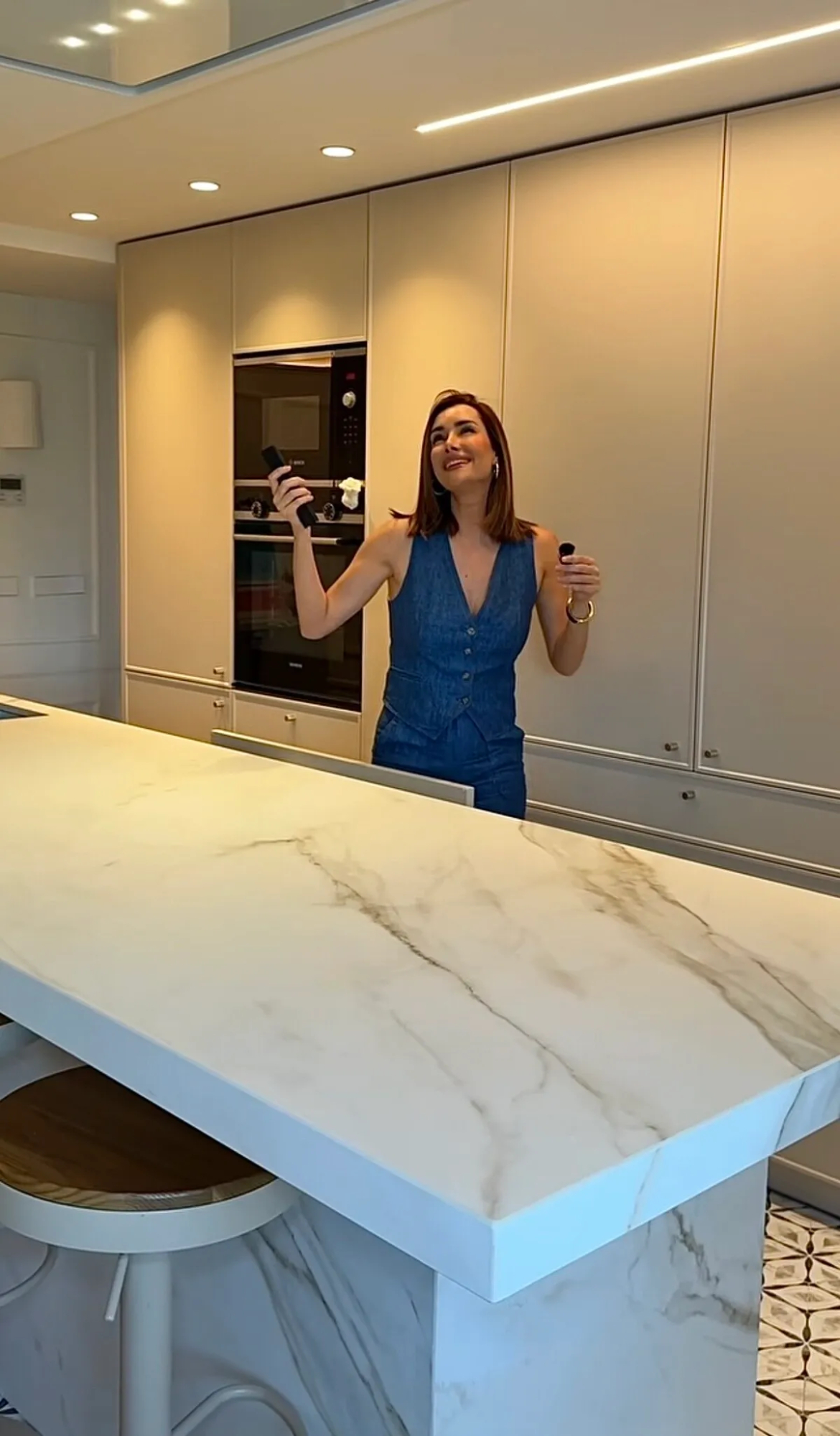La cocina de la casa de Adara Molinero