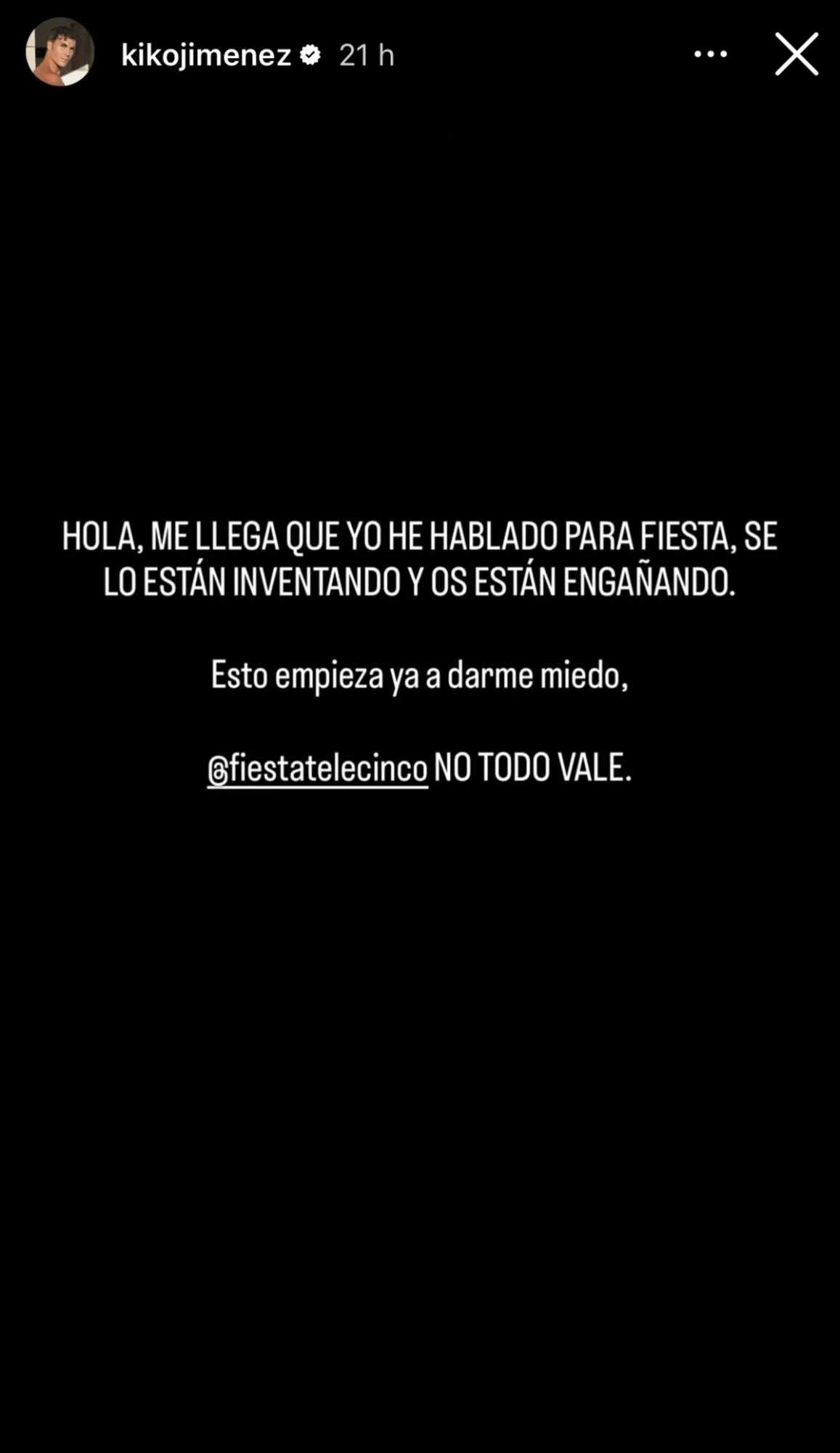 Redes sociales de Kiko Jiménez