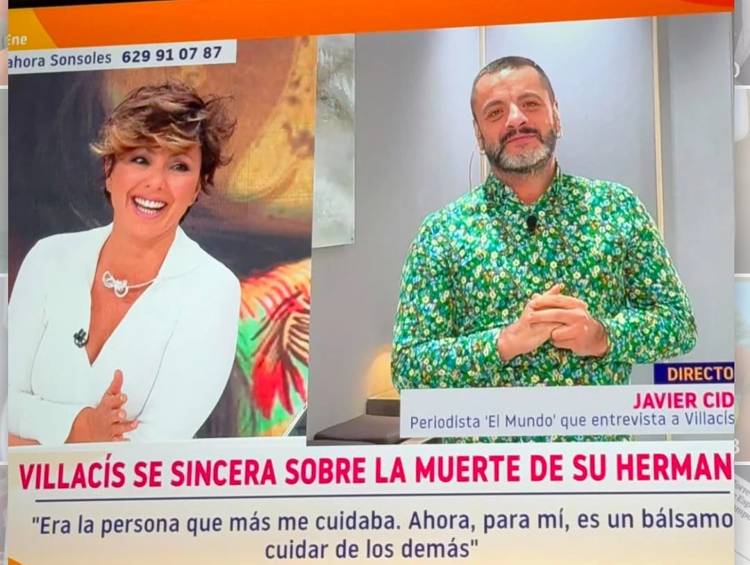 Sonsoles Ónega, homenaje a su amigo fallecido, Javier Cid.