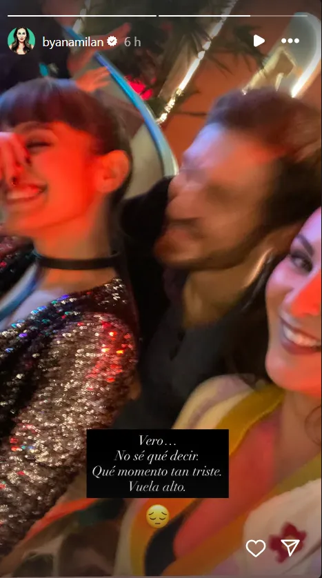 Verónica Echegui en un selfie con Ana Milán (redes)