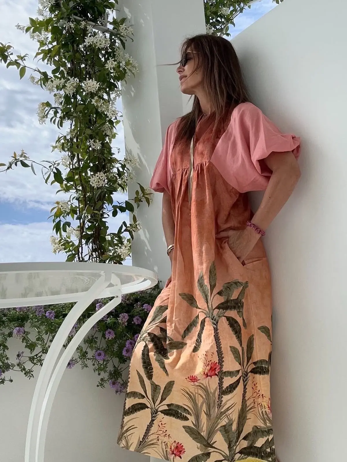 Mar Flores posando en sus vacaciones 2
