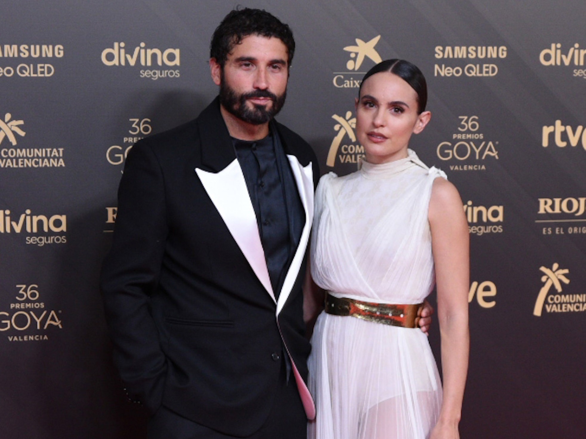 Álex García y Verónica Echegui en la gala de los Goya