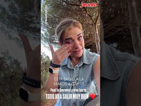 Beatriz Trapote rompe a llorar al anunciar que su padre tiene cáncer