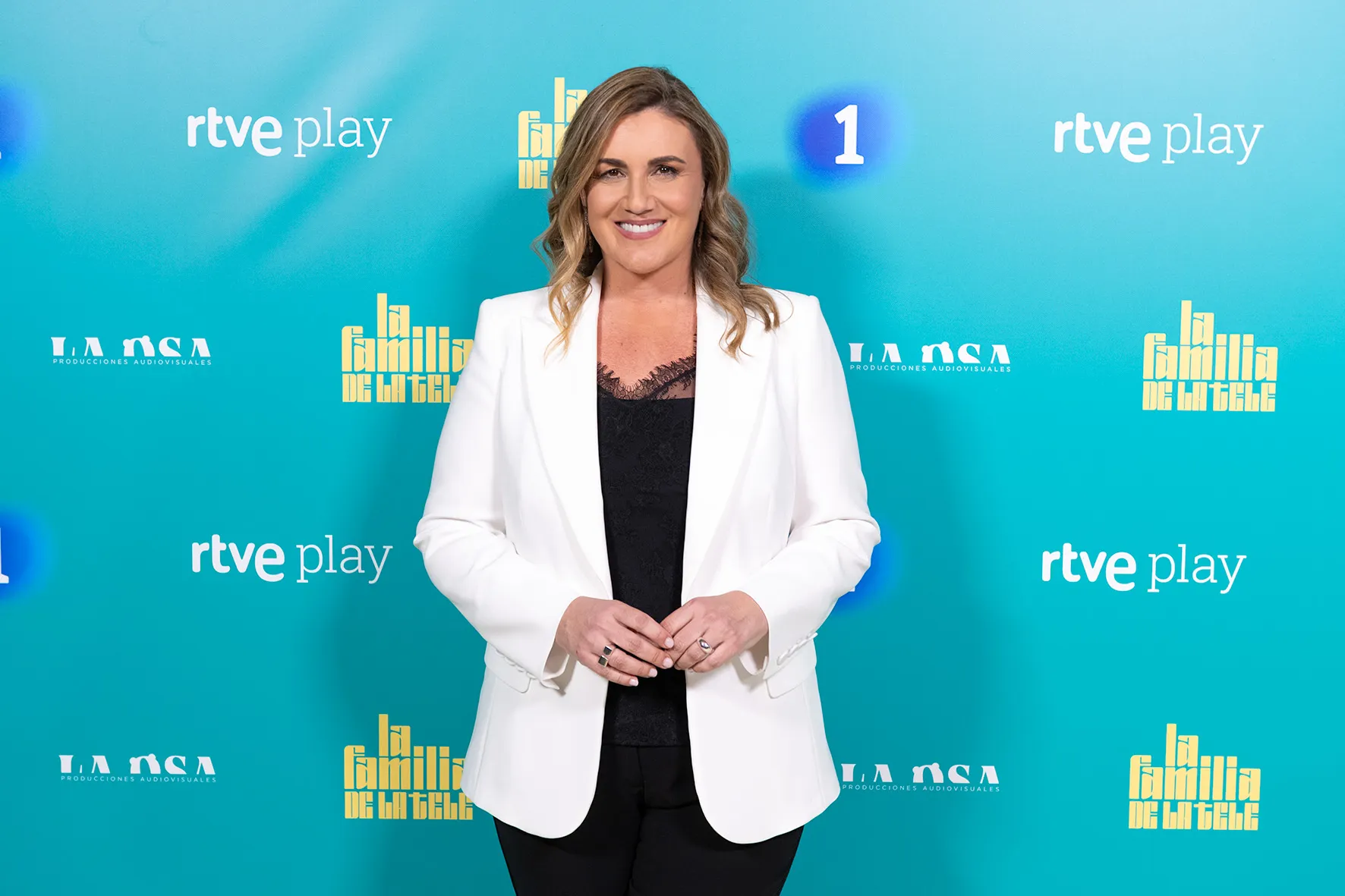 Carlota Corredera en 'La familia de la tele'.
