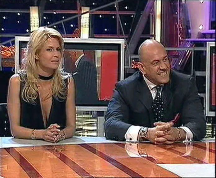 Makoke y Kiko Matamoros en 'Crónicas marcianas' en el 2004.