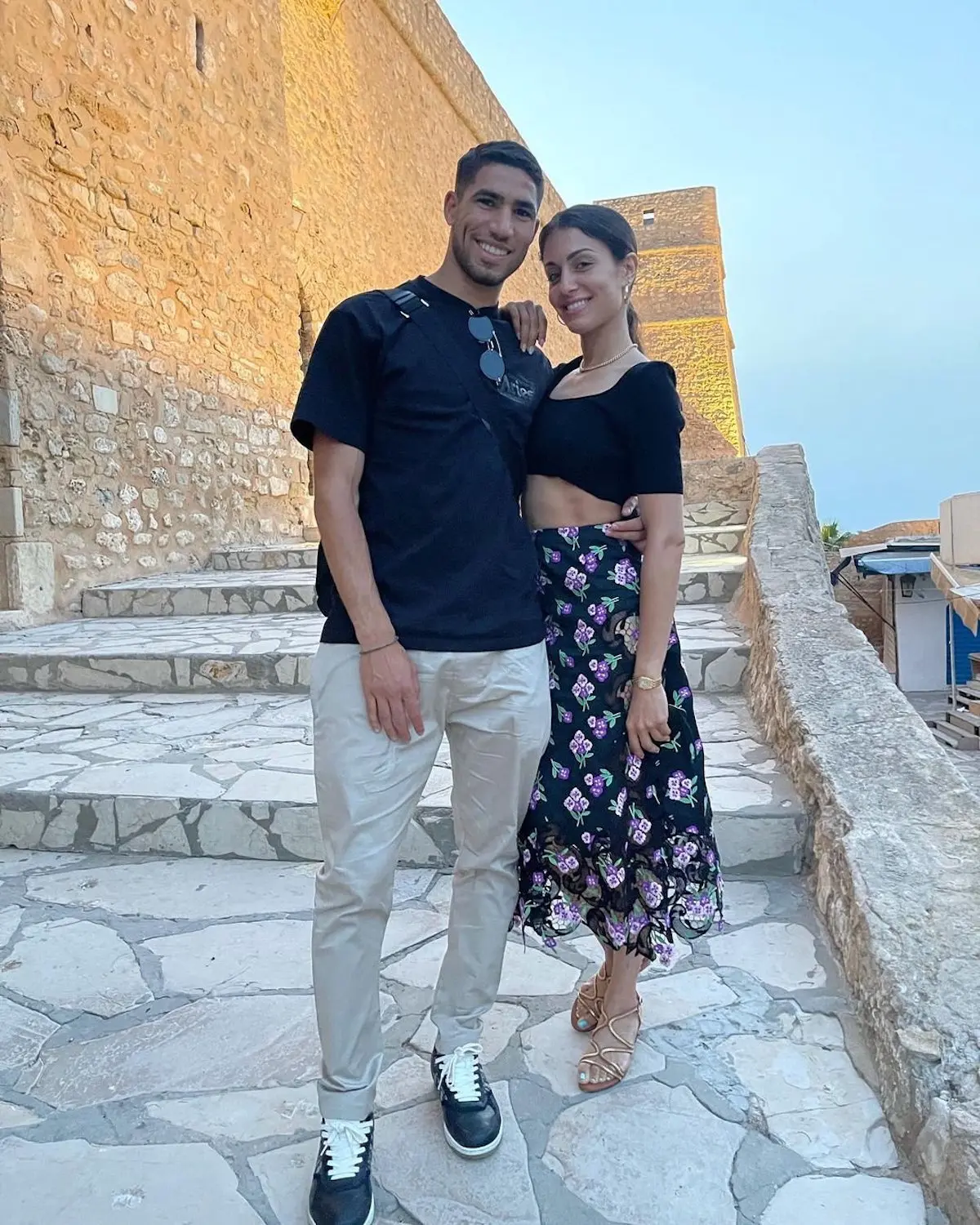 Hiba Abouk con Achraf