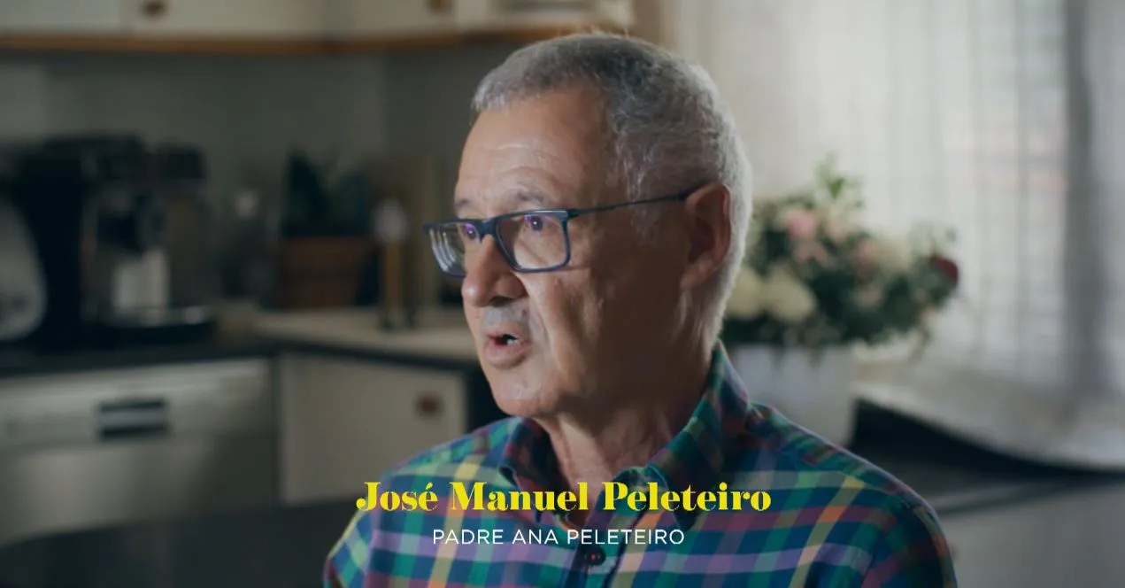 El padre de Ana Peleteiro.