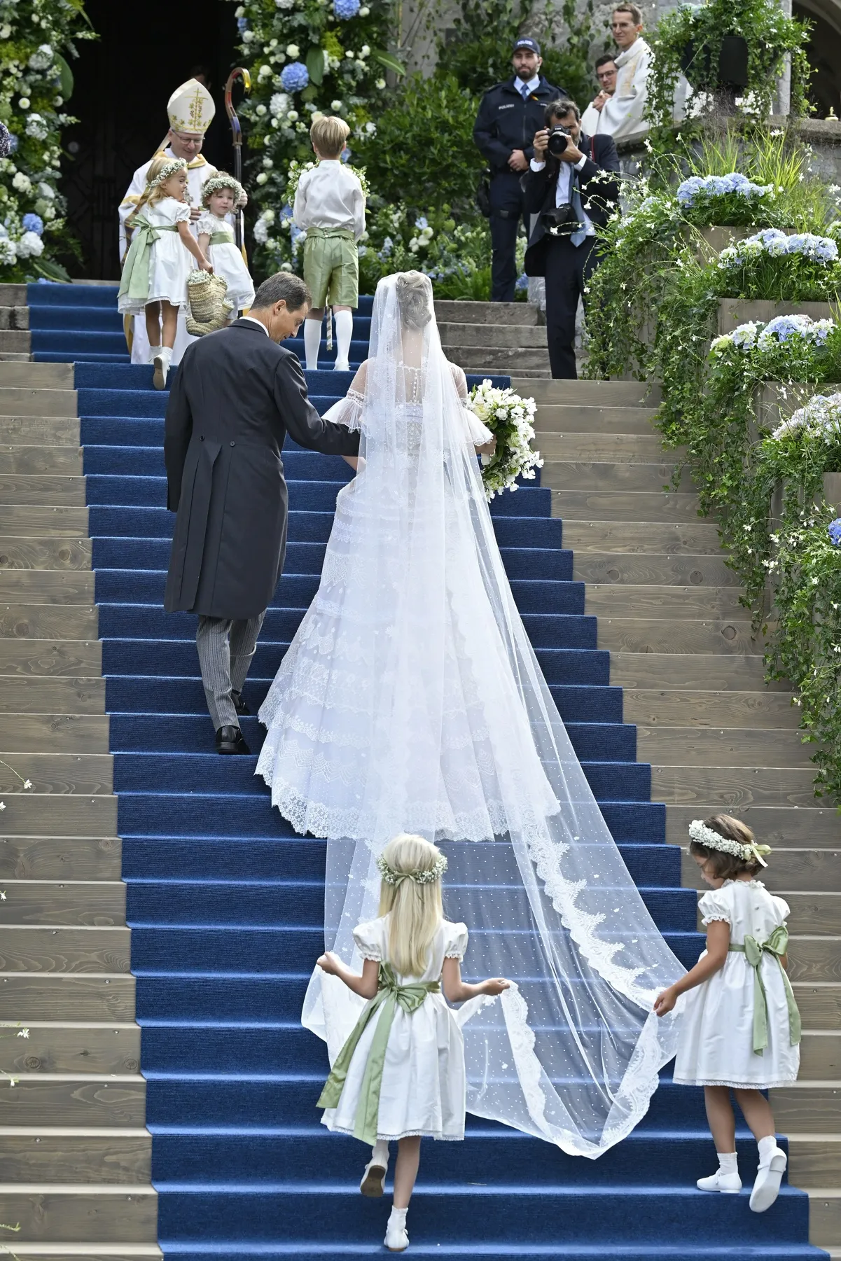 Boda de María Carolina de Liechtenstein con su marido, Leopoldo Maduro Vollmar EFE
