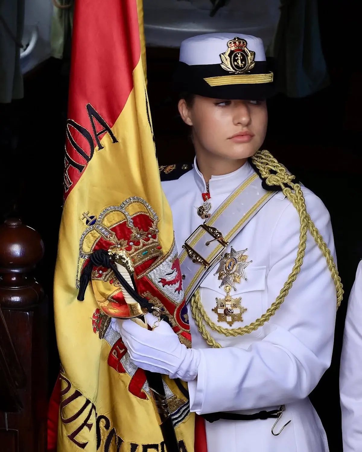 Leonor formación naval