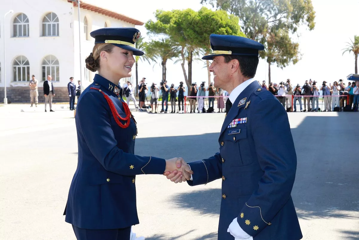 La princesa Leonor ingresa en la Academia General del Aire, a 1 de septiembre de 2025, en San Javier, Murcia (España). 4