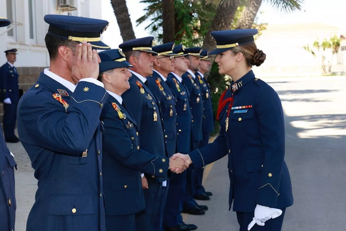 La princesa Leonor ingresa en la Academia General del Aire, a 1 de septiembre de 2025, en San Javier, Murcia (España). 4