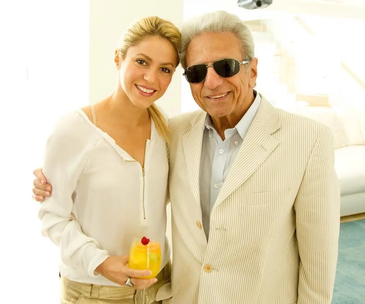 Shakira con su padre